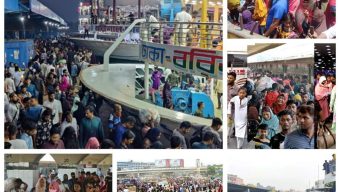রোববার থেকে সব সরকারি অফিস খুলছে মানুষের ঢল ঢাকামুখী
