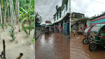 ঝালকাঠির শহর-গ্রামাঞ্চলে ঢুকছে পানি, বন্যার শঙ্কায় স্থানীয়রা