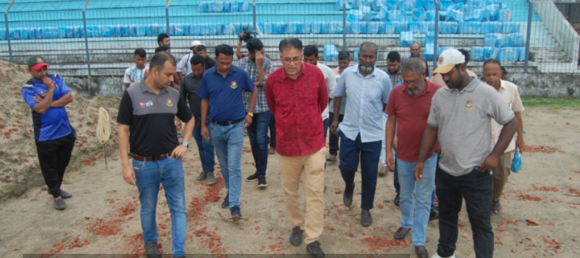 বরিশাল স্টেডিয়ামে বসবে সাড়ে ১৫ হাজার চেয়ার