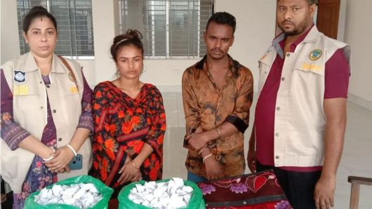 বরিশাল নগরীর আলোচিত মাদকবিক্রেতা জুতি-মুন্না গ্রেপ্তার