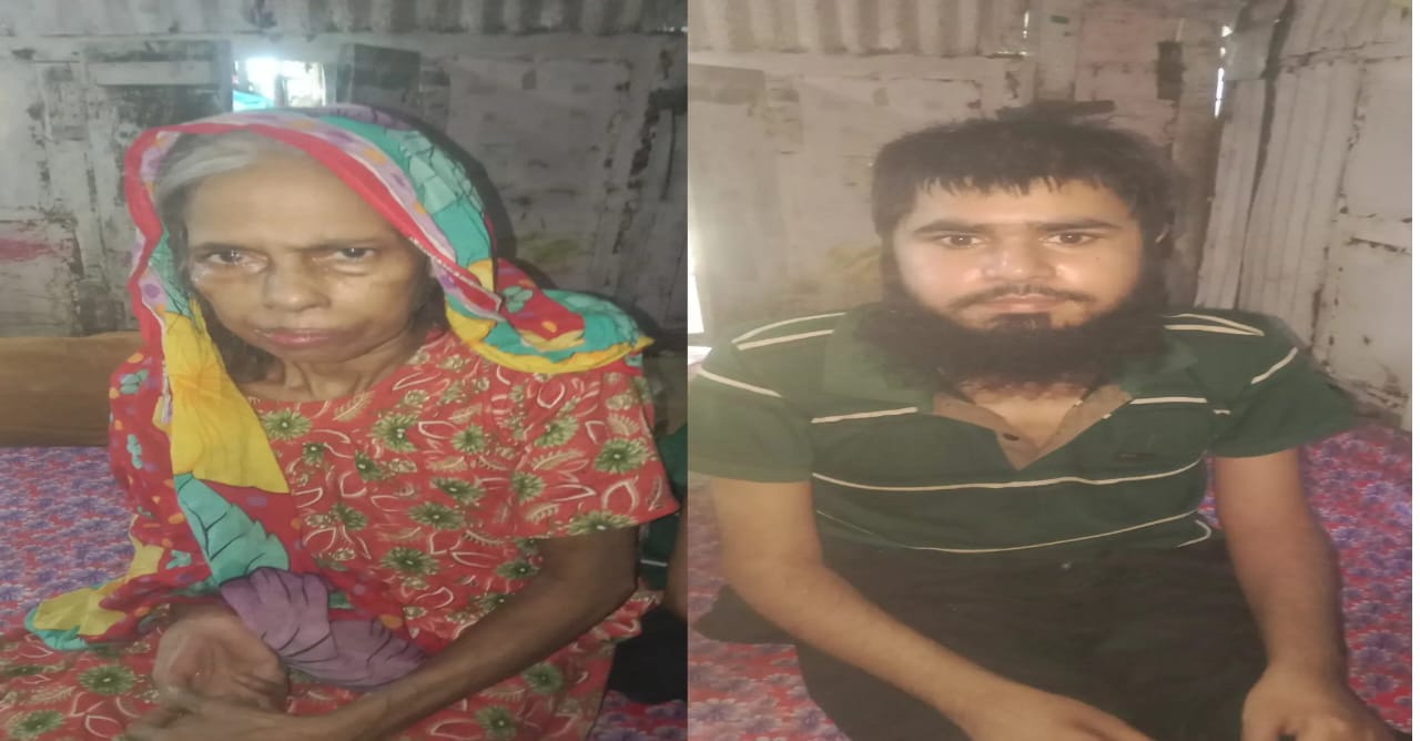 চরকাউয়ায় মা-ছেলে একই পরিবারের দুইজন প্রতিবন্ধী