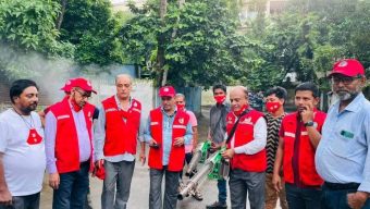 বরিশালে ডেঙ্গু নিধন কার্যক্রম উদ্ভোদন করলেন এ্যাডভোকেট আবুল কালাম শাহীন