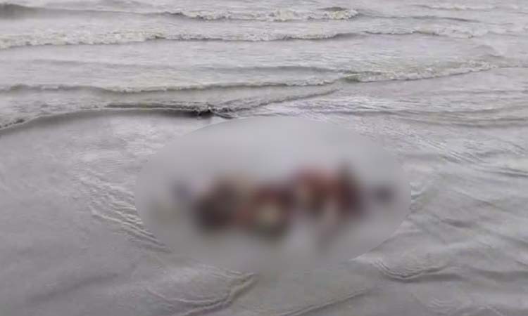কুয়াকাটা সৈকত থেকে লাল কম্বল মোঁড়ানো অজ্ঞাত ব্যক্তির মরদেহ উদ্ধার