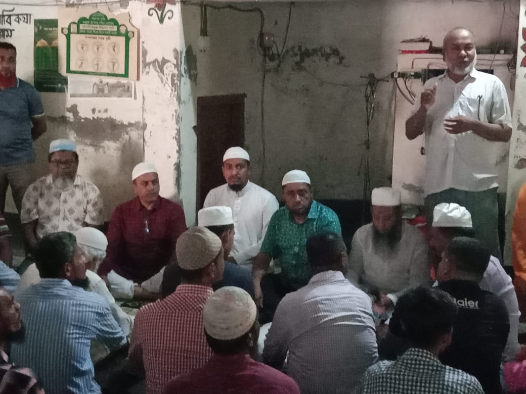 চরকাউয়ায় বিএনপির উদ্যোগে মোঃ রিয়াজুর ইসলাম সবুজের ২য় মৃত্যুবার্ষিকীতে দোয়া ও মিলাদ মাহফিলে এ্যাডঃ আবুল কালাম শাহীন