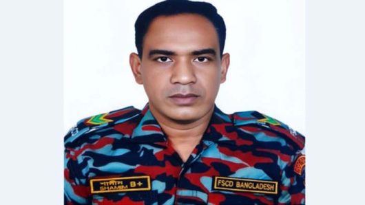 আগুন নেভাতে গিয়ে দগ্ধ ফায়ার ফাইটার শামীম মারা গেছেন
