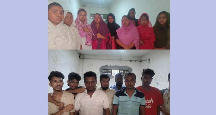 বরিশালে আবাসিক হোটেল পুলিশের অভিযান, আটক ১৬