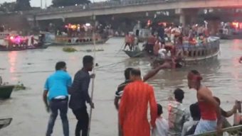 বিজয়া দশমীতে ডুবে গেল নৌকা, দুই শিশু নিখোঁজ