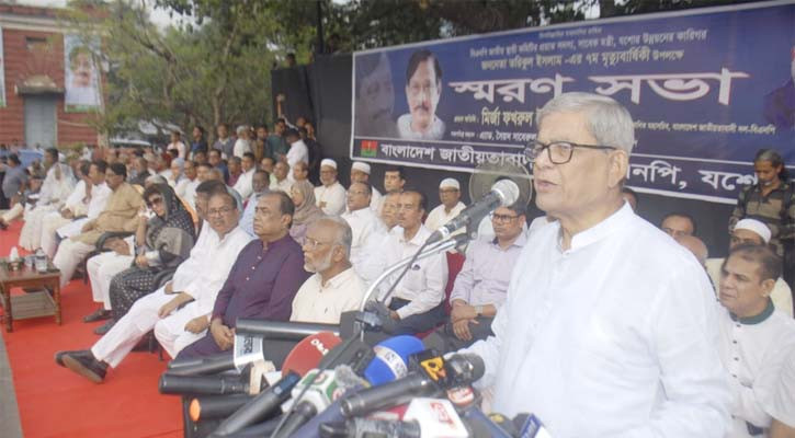 তালবাহানা না করে দ্রুত নির্বাচনী শিডিউল ঘোষণা করুন : ফখরুল