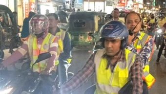 বরিশালে রাতজুড়ে পুলিশের মহড়া
