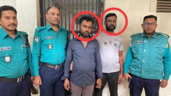 বরিশালে ব্ল্যাকমেইল করে চাঁদা আদায়কালে ভুয়া দুই সাংবাদিক আটক