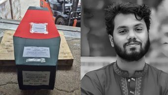 লাল-সবুজের কফিনে দেশে ফিরছেন হাদি