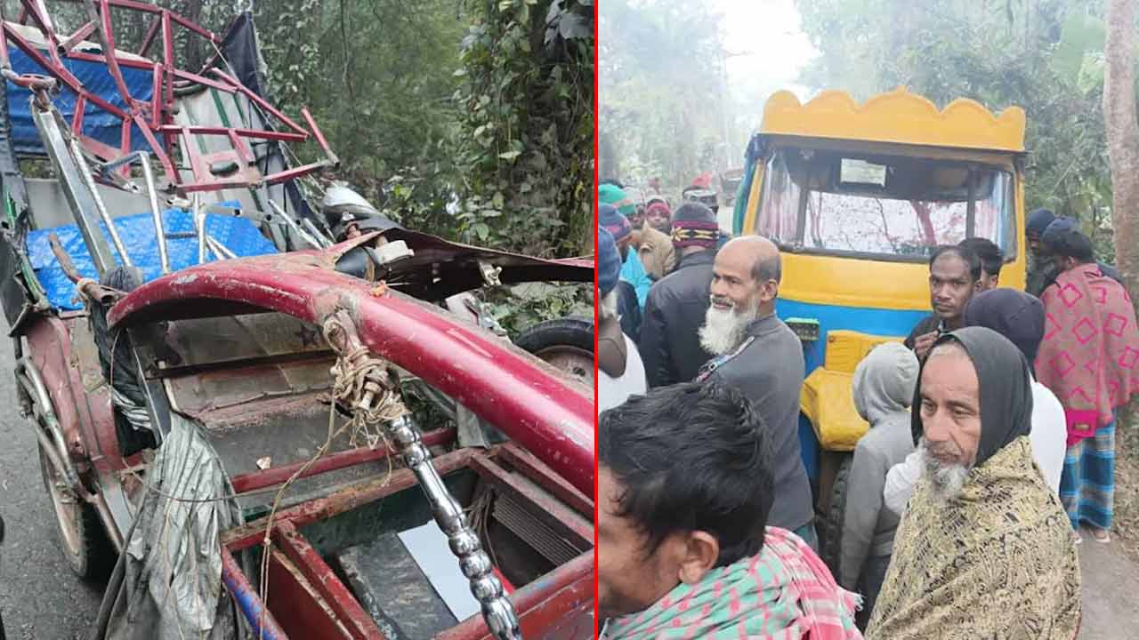 দুমকিতে অটোরিকশা-টমটম সংঘর্ষে শিশুসহ নিহত ২