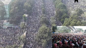 প্রিয় নেত্রীকে শেষ বিদায় জানাতে সর্বস্তরের মানুষের ঢল, জানাজার আনুষ্ঠানিকতা শুরু