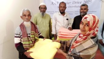 তাড়াইলে OHDIR ফাউন্ডেশনের উদ্যোগে উষ্ণতার ছোঁয়া দরিদ্র ও অসহায়মানুষ