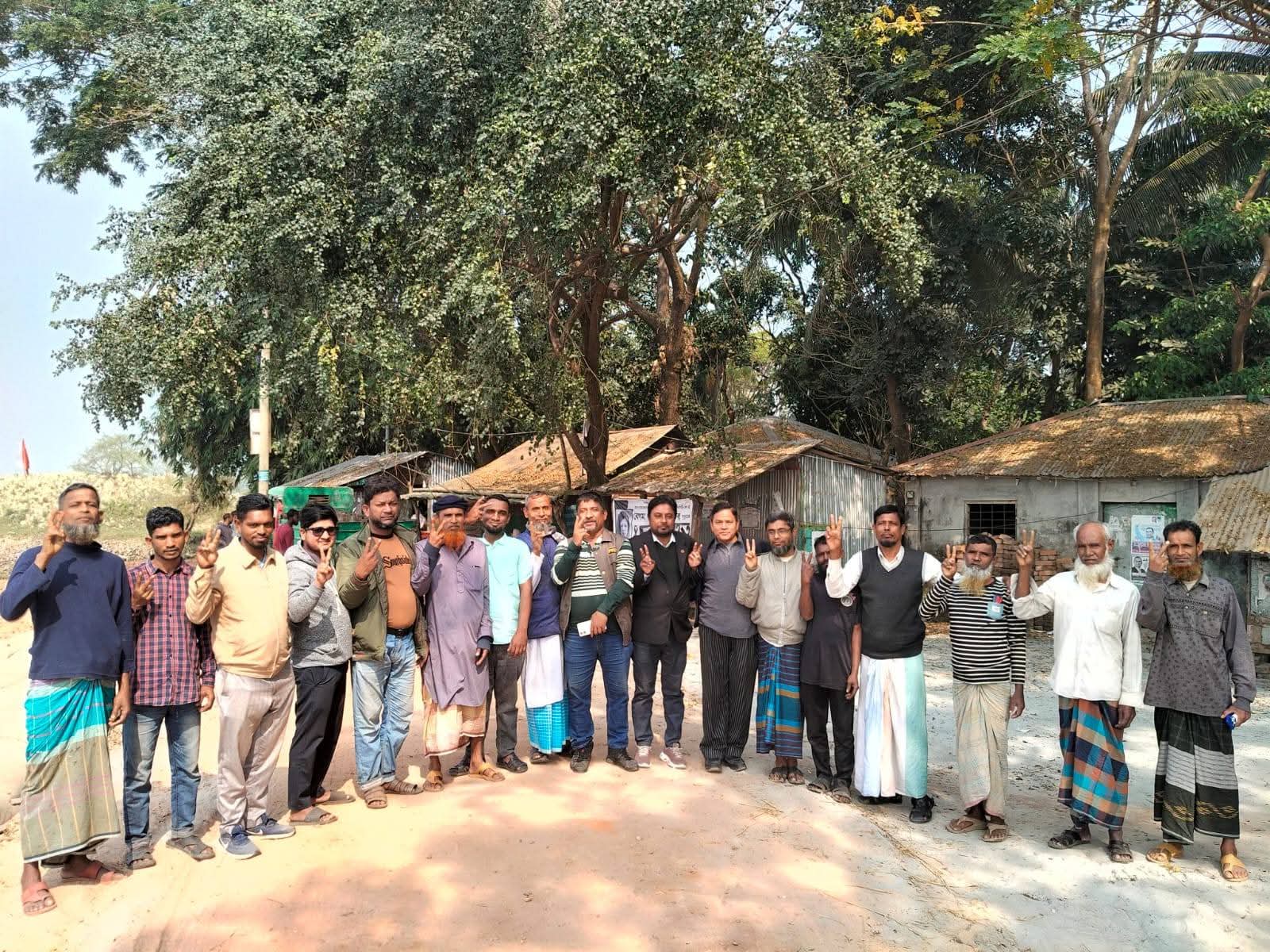 বরিশাল সদর চরকাউয়া ইউনিয়নের ১নং ওয়ার্ড বিএনপি ধানের শীষের পক্ষে ঐক্যবদ্ধ