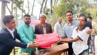 সবুজ বাংলাদেশ, বি.এম. কলেজ শাখার উদ্যোগে শীতবস্ত্র বিতরণ কর্মসূচি সম্পন্ন