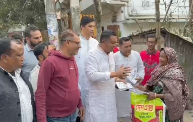*ধানের শীষের পক্ষে বরিশালজুড়ে মাসুদ হাসান মামুনের ব্যাপক গণসংযোগ*