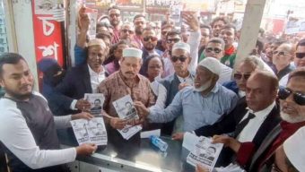 বরিশাল-৫: প্রচার ক্যাম্পে এগিয়ে ধানের শীষ ও হাতপাখা