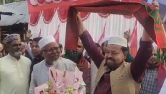 বানারীপাড়ায় শতাধিক নেতা-কর্মী নিয়ে বিএনপি নেতা মাহাবুব মাষ্টারের জামায়াতে যোগদান