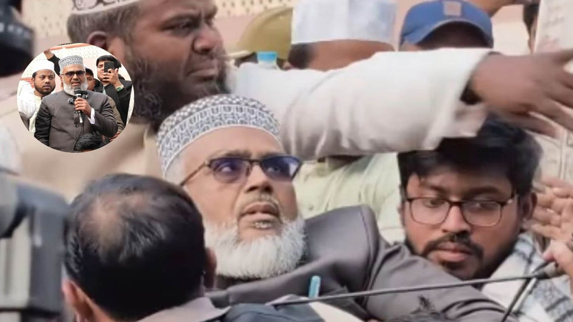 সমাবেশে বক্তব্য দেওয়ার সময় জেলা জামায়াত আমিরের মৃত্যু