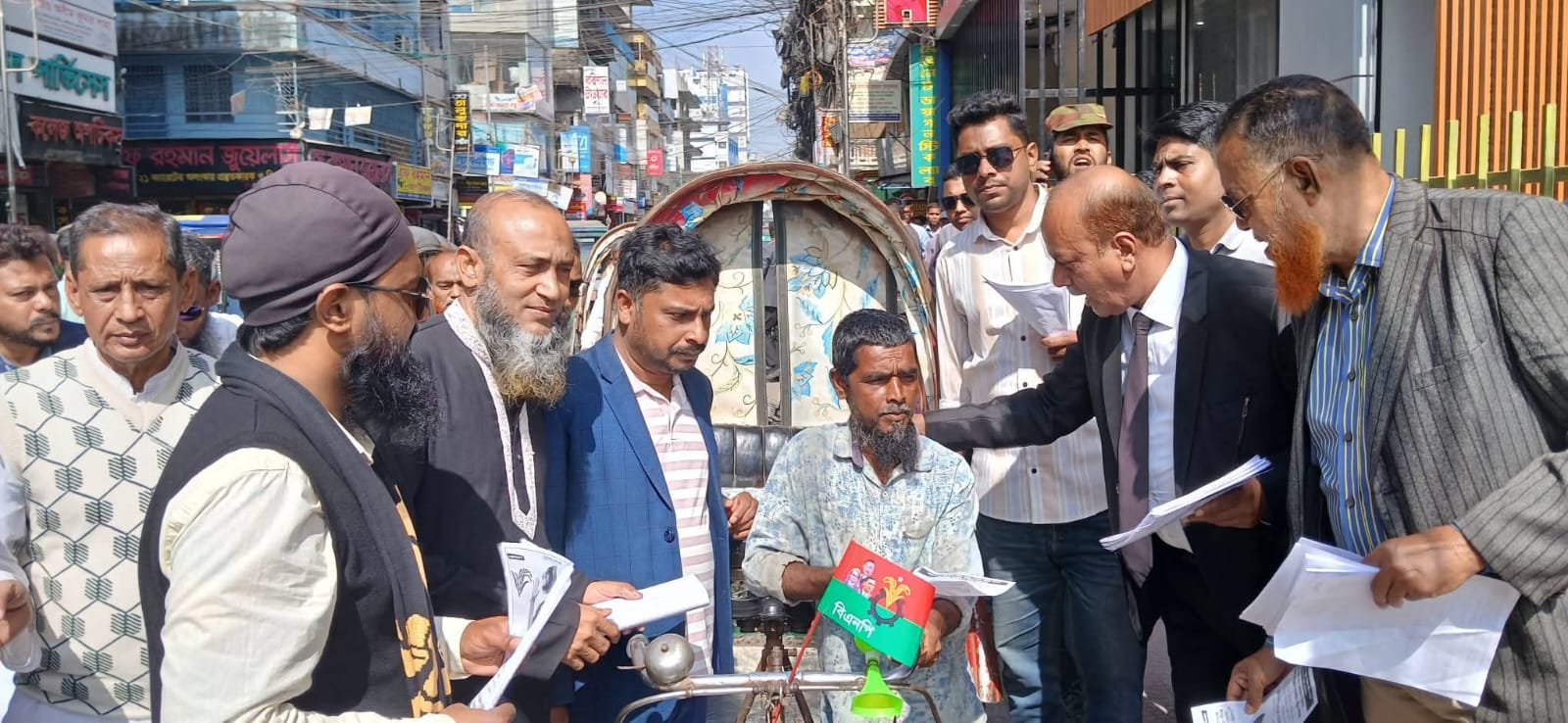 বরিশালে তারেক রহমানের আগমন উপলক্ষে বিএনপির প্রচারণা কর্মসূচিতে- এ্যাডঃ আবুল কালাম শাহীন
