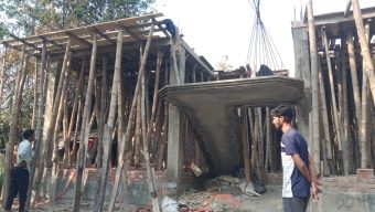 চরআইচায় জোরপূর্বক জমি দখল করে ঘর নির্মাণের অভিযোগ, এলাকায় উত্তেজনা
