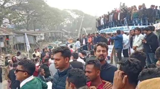 বরিশালে তারেক রহমানের জনসভায় যোগ দিতে ভোলা থেকে লঞ্চে ২০ হাজার নেতাকর্মীর যাত্রা