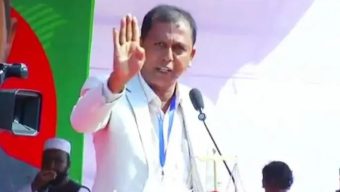 জামায়াতের জনসভায় এবি পার্টি নেতার ‘জয় বাংলা’ স্লোগান