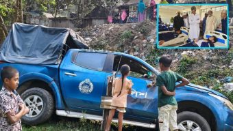 প্রতিমন্ত্রী সাকিকে নিরাপত্তা দিতে যাওয়ার পথে পুলিশের গাড়ি উল্টে আহত ৭