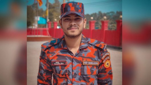 বরিশালে মোটরসাইকেল ও পিকআপ ভ্যানের মুখোমুখি সংঘর্ষে ফায়ার ফাইটার নিহত