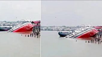 কীর্তনখোলায় ডুবলো চরমোনাই মাহফিলের রিজার্ভ লঞ্চ
