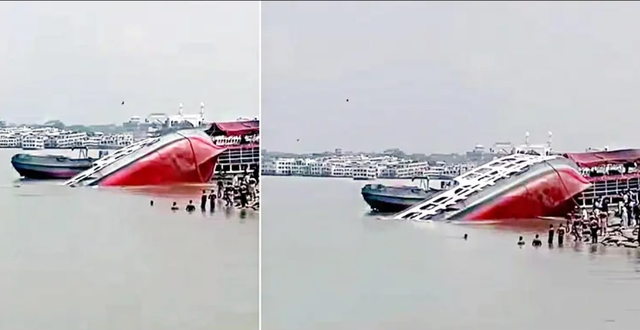 কীর্তনখোলায় ডুবলো চরমোনাই মাহফিলের রিজার্ভ লঞ্চ