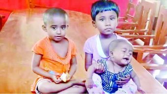 পিরোজপুরে ইউনিয়ন পরিষদে তিন সন্তান রেখে উধাও মা