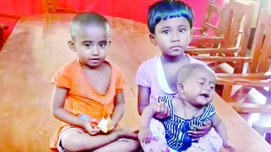 পিরোজপুরে ইউনিয়ন পরিষদে তিন সন্তান রেখে উধাও মা