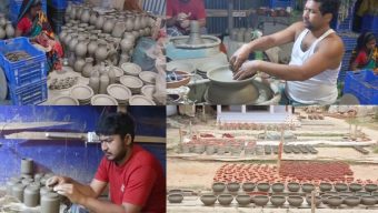 পিরোজপুরে বিলুপ্তির পথে মৃৎশিল্প, টিকে থাকার লড়াইয়ে শতাধিক পরিবার