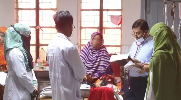 হাসপাতালে নেওয়ার পথেই হাম উপসর্গে দেড় বছরের শিশুর মৃত্যু