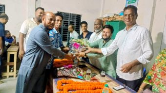 বরিশাল মহানগর ছাত্রদলের যুগ্ম আহ্বায়ক সজল তালুকদারকে গণসংবর্ধনা