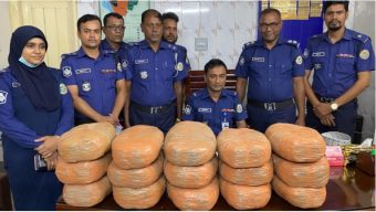 পিরোজপুরে তালাবদ্ধ ঘর থেকে ১৫ লাখ টাকার গাঁজা উদ্ধার