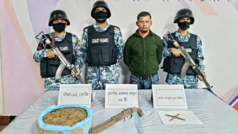 ভোলায় যাত্রীবাহী লঞ্চ থেকে বন্দুক-গুলিসহ আটক ১