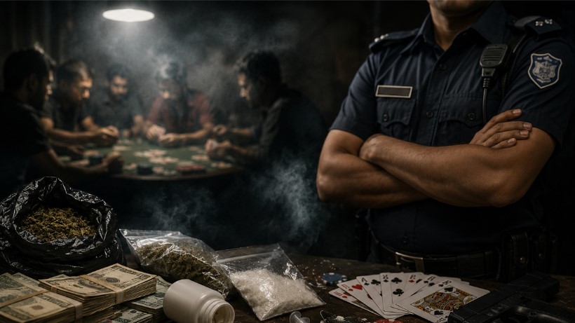 প্রশাসনের নাকের ডগায় চলছে জুয়া-মাদকের সাম্রাজ্য, কোটি টাকার লেনদেন
