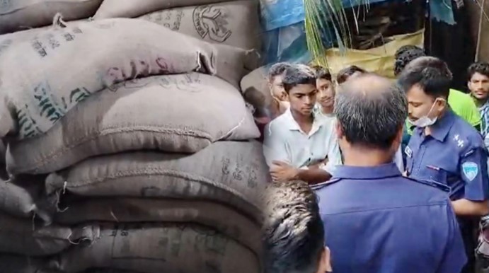 জামায়াত নেতার বাড়ি থেকে ৯৯ বস্তা সরকারি চাল জব্দ
