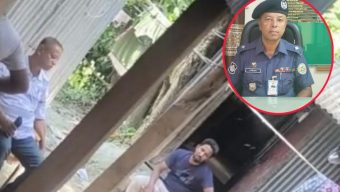 তালতলীতে সরকারি জমি ব্যবসায়ীকে বুঝিয়ে দিলেন ওসি