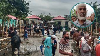 ইজারা ছাড়া হাট বসিয়ে বিএনপি নেতা বললেন ‘দল ক্ষমতায়, তাই হাট করছি’