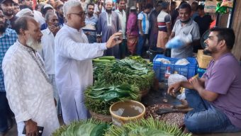 বরিশাল সদর উপজেলা পরিষদ নির্বাচনকে সামনে রেখে চেয়ারম্যান পদপ্রার্থী রেজা রাড়ীর গণসংযোগ