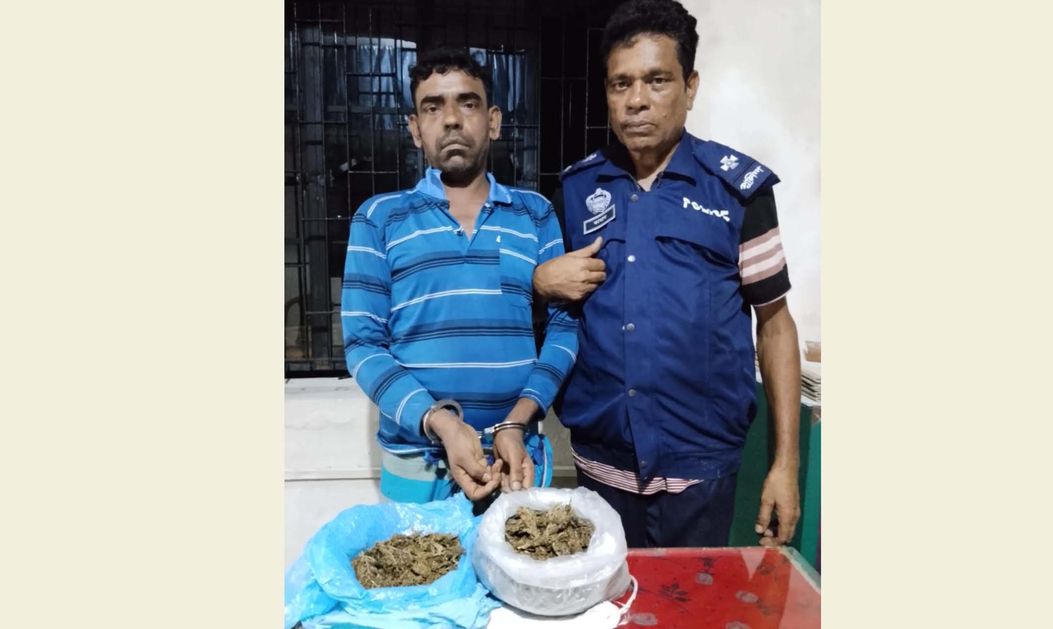 কাউখালীতে মাদক ব্যবসায়ী গ্রেপ্তার