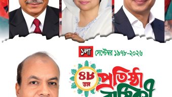 বিএনপির ৪৮তম প্রতিষ্ঠাবার্ষিকীতে বরিশাল দক্ষিণ জেলাবাসীকে অ্যাডভোকেট আবুল কালাম শাহীনের শুভেচ্ছা